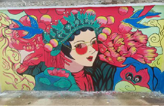 修水墙体彩绘-网红墙