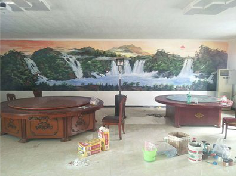 修水墙绘-写实风景