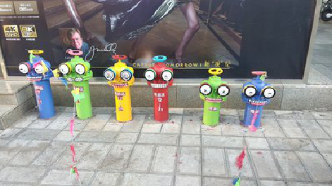 修水商业区彩绘