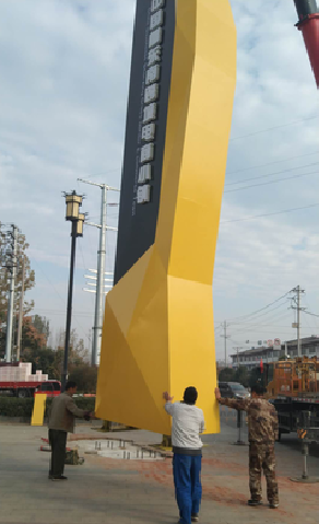 修水标识标牌的安装方法。