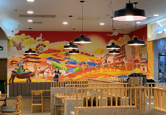 修水商业空间彩绘介绍。