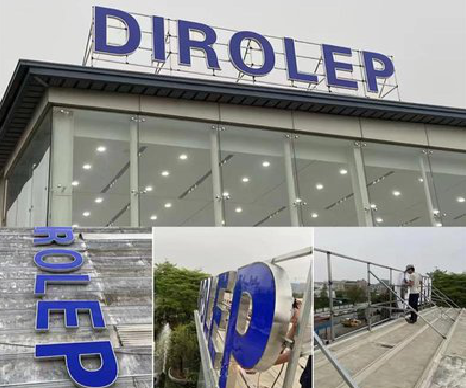 修水楼顶发光字安装的注意事项。